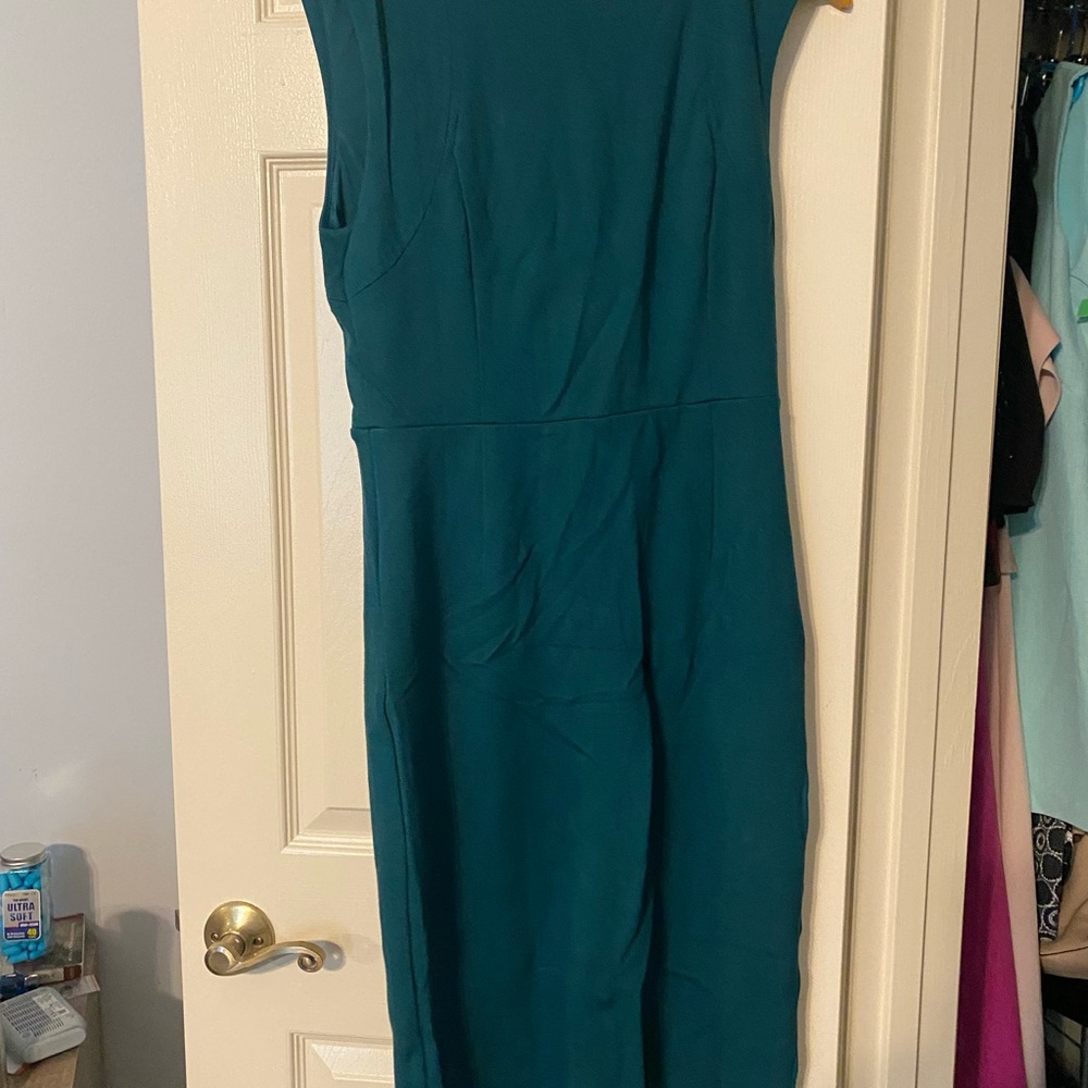 Express Teal Midi Dress